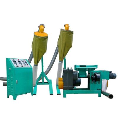 PVC Geri Dönüşüm İçin Elektromanyetik Ekstrüzyon Plastik Film Peletleme Makinesi