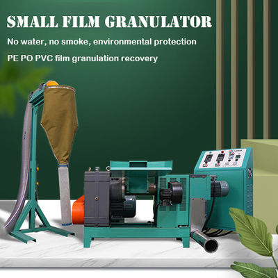 Alçak Sıcaklıklı Plastik Granülatör Plasit Film Geri Dönüştürme Granülasyon 11KW pe,po,pvc,eva,ps